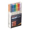 Uni-Paint Permanent Marker, Fine Bullet Tip, Assorted Colors, PK12 63721
